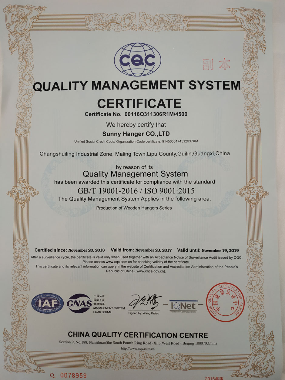 QMS ISO9001:2013 （英）