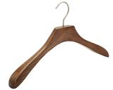 深棕色水曲柳豪华衣架