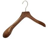 深棕色水曲柳加肩衣架