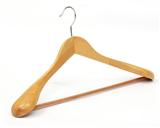 榉木加肩西装衣架